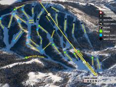 Trail map White Pine – Pinedale