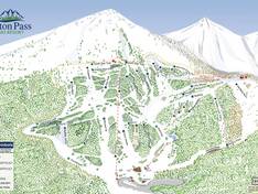 Trail map Teton Pass